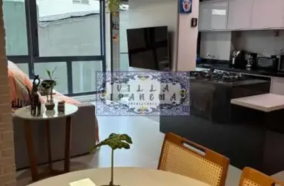 Apartamento à venda na gávea prédio novo varanda com churrasqueira vista cristo