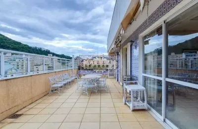 Laranjeiras luxo suntuosa cobertura única linear 350m² 4 quartos 3 suítes + edícula play 3 vagas