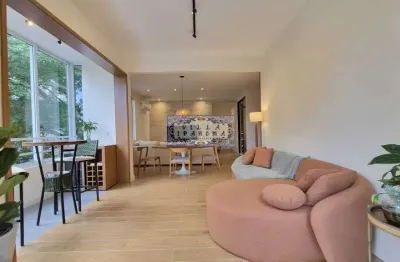 Jardim botânico rua nina rodrigues 115m² reformadíssimo premium linda vista 2 quartos 3 banhweiros