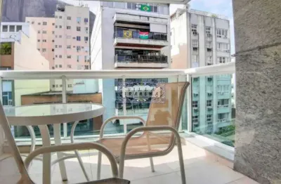 Flat com 1 quarto à venda na rua custódio serrão, lagoa, rio de janeiro, 60 m2 por r$ 1.050.000