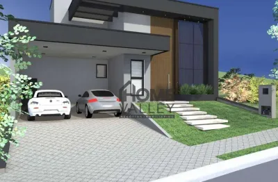 Casa térrea com 3 suítes, localizada no residencial mont' alcino, valinhos/sp