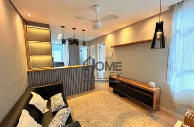 Apartamento com 2 dormitórios à venda, 48 m² por r$ 310.000,00 - loteamento nova espírito santo - valinhos/sp