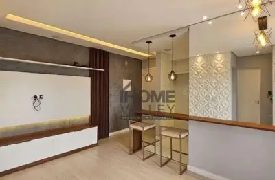 Belíssimo apartamento com 2 quartos, andar alto, para venda, no residencial verona, em valinhos