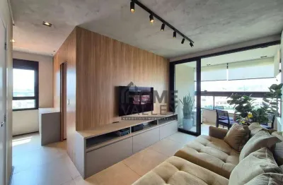 Apartamento loft mobiliado e com ótima localização, para venda, em valinhos