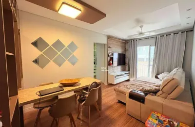 Apartamento com 3 dormitórios à venda, 62 m² por r$ 370.000 - residencial nova era - valinhos/sp