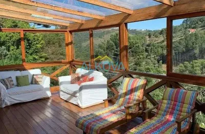 Sobrado à venda, 320 m² por r$ 2.700.000,00 - descansópolis - campos do jordão/sp