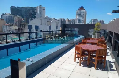 Flat para locação em são paulo, vila buarque, 1 dormitório, 1 banheiro