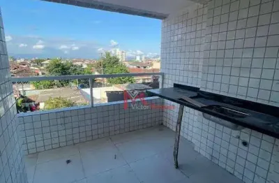 Apartamento com 2 dormitórios à venda, 67 m² por r$ 350.000,00 - vila assunção - praia grande/sp