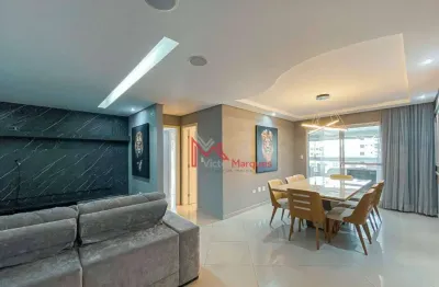 Apartamento com 3 dormitórios à venda, 158 m² por r$ 1.600.000,00 - canto do forte - praia grande/sp