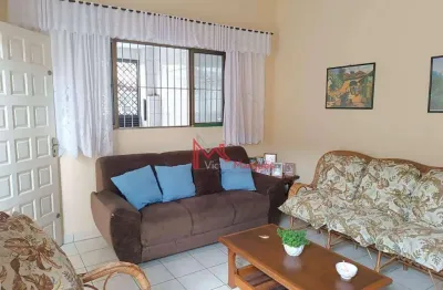 Sobrado com 3 dormitórios, sendo 1 suíte  à venda, 163 m² por r$ 425.000 - mirim - praia grande/sp