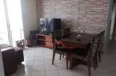 Apartamento com 2 dormitórios, sala com sacada  à venda, 54 m² por r$ 275.000 - vila antártica- praia grande/sp