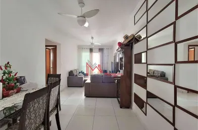 Apartamento com 2 dormitórios, sendo 1 suíte (mobiliado) à venda, 70 m² por r$ 500.000 - aviação - praia grande/sp