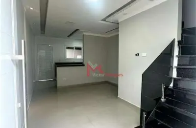 Sobrado com 2 dormitórios com planejados  à venda, 65 m² por r$ 340.000 - ocian - praia grande/sp