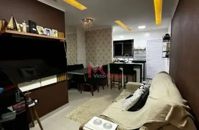 Sobrado com 2 dormitórios, todo mobiliado à venda, 65 m² por r$ 390.000 - ocian - praia grande/sp