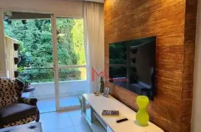 Apartamento com 3 dormitórios à venda, 113 m² por r$ 695.000,00 - pitangueiras - guarujá/sp