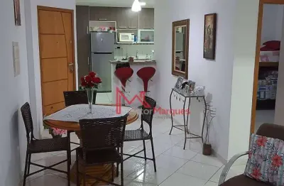 Apartamento com 2 dormitórios, sendo 1 suíte  à venda, 85 m² por r$ 500.000 - tupi - praia grande/sp