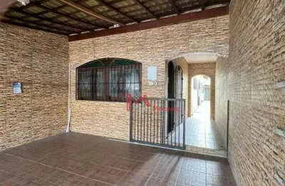 Casa com 2 dormitórios sendo 1 suíte à venda, 150 m² por r$ 480.000 - parque das américas - praia grande/sp