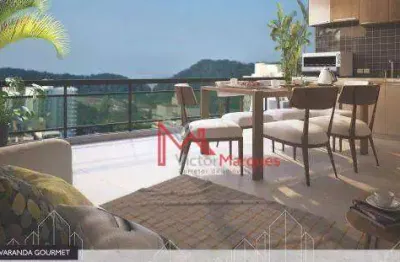 Apartamento com 3 dormitórios, sendo 3 suítes à venda, 129 m² por r$ 1.262.260 - canto do forte - praia grande/sp