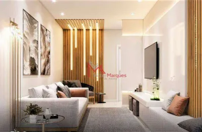 Apartamento com 2 dormitórios, sendo 1 suíte  à venda, 78 m² por r$ 720.000 - canto do forte - praia grande/sp