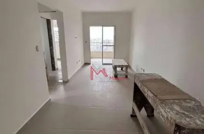Apartamento com 2 dormitórios, sendo 1 suíte  à venda, 62 m² por r$ 485.000 - aviação - praia grande/sp