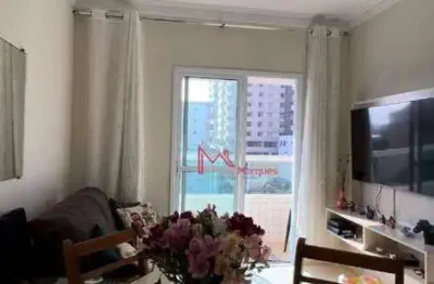 Apartamento com 2 dormitórios, sendo 1 suíte à venda, 77 m² por r$ 420.000 - caiçara - praia grande/sp