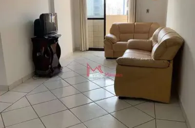 Apartamento com 1 dormitório à venda, 55 m² por r$ 300.000,00 - aviação - praia grande/sp
