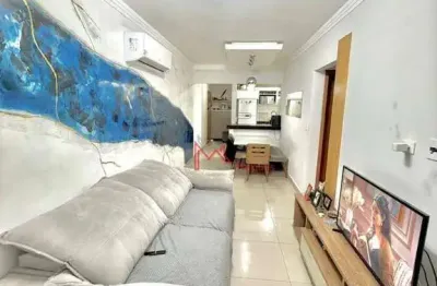 Apartamento com 2 dormitórios à venda, 85 m² por r$ 689.000,00 - canto do forte - praia grande/sp