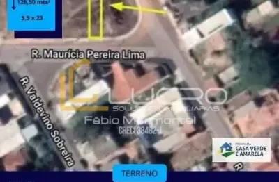 Terreno para venda com 126 m² em pousada da esperança ii, bauru - sp