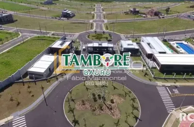 Terreno em condomínio fechado à venda no Residencial Tamboré, Bauru 
