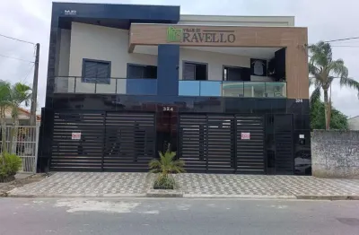 Casa em condomínio para venda em praia grande, boqueirão, 2 dormitórios, 2 suítes, 1 banheiro, 1 vaga