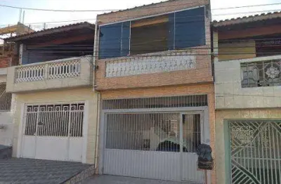Venda de sobrado no parque piratininga, em itaquaquecetuba/sp, 125m² com 2 casas, área gourmet com churrasqueira e garagem com 2 vagas. consulte-nos.