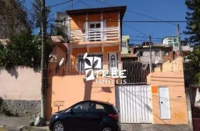Venda de sobrado no arujamérica, em arujá/sp, 320m² com 3 quartos, suíte, lavanderia, salão e 05 vagas, sendo 02 cobertas. consulte-nos.