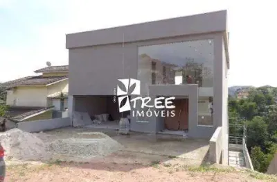 Venda de sobrado em construção no condomínio jaridm imperial hills iii, em arujá/sp, 500m² com 4 suítes, piscina, churrasqueira e 6 vagas consulte-nos