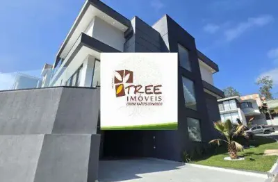 Venda de sobrado de alto padrão no condomínio real park, em arujá/sp, 345m² com 4 suítes, suíte máster com hidro, área gourmet e piscina. consulte-nos