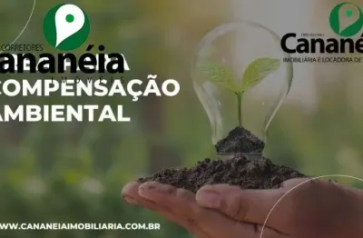 Área para compensação ambiental dentro do parque em cananéia/sp