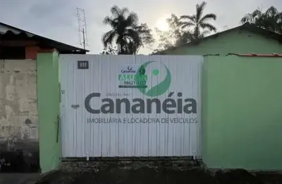 Aluguel de casa em cananéia-sp, bairro acaraú: 2 quartos, sala, banheiro, 79m² de área. aproveite!