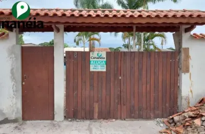 Casa 1 dormitório, disponível para locação fixa - bairro acaraú - cananéia / sp