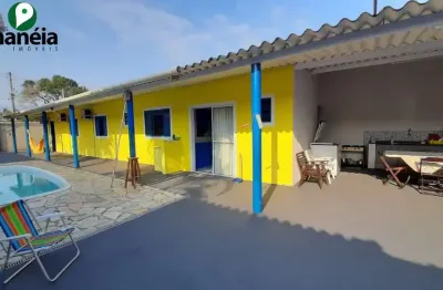 3 dormitórios com piscina para venda - prática e confortável para uso de veraneio - bairro acaraú - cananéia litoral sul de sp