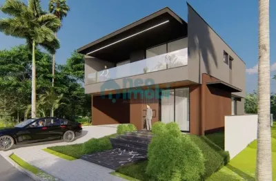 Casa 3 suíte, 266,47m² privativo, pedra branca, palhoça, sc