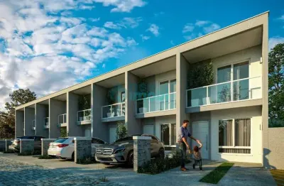 Sobrado com 2 dormitórios, 70m², bosque da pedra, sertão do imaruim, são jose, sc