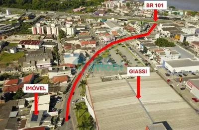 Terreno a venda, 480m², uso misto, areias, são josé/ sc