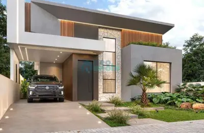 Casa com 3 dormitórios, 1 suíte e 2 vagas no bairro bela vista palhoça - sc— em construção