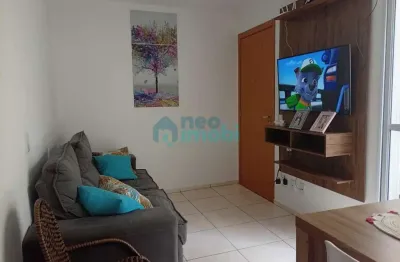 Apartamento garden semimobiliado 45m², 2 dormitórios, 1 vaga, bela vista- palhoça