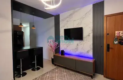 Apartamento semi mobiliado 59 m², 2 dormitórios, 1 suíte, 1 vaga, pachecos- palhoça