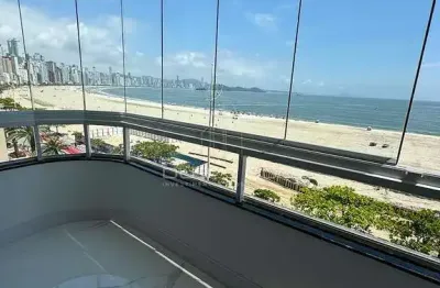Frente mar finamente decorado 140m² 4 quartos 1 suíte na barra sul em balneário camboriú - sc