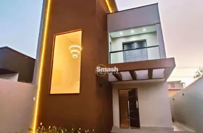 Lindo sobrado com 3 dormitórios à venda, 142 m²  - loteamento vale das flores - atibaia/sp