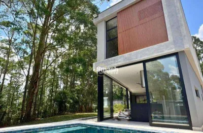 Linda casa com 4 dormitórios à venda, 358 m² - residencial real park - arujá/sp