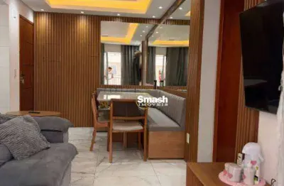 Lindo apartamento com 58 m², sendo 2 dormitórios, 1 banheiro, 1 vaga e planejados. Cond. Veneza - Vila Nova Bonsucesso - Guarulhos-SP