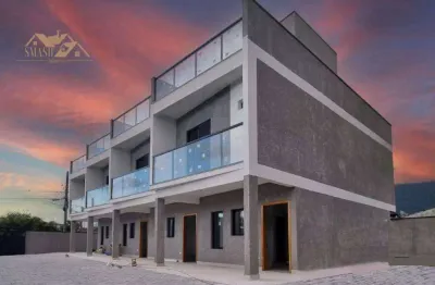 Sobrado com 2 dormitórios à vendas, à partir de 148 m²   pronto para morar - massaguaçu - caraguatatuba/sp
