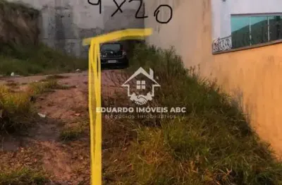 Ref 8370- terreno para venda. 4x20 m²- ótima localização- santo andré